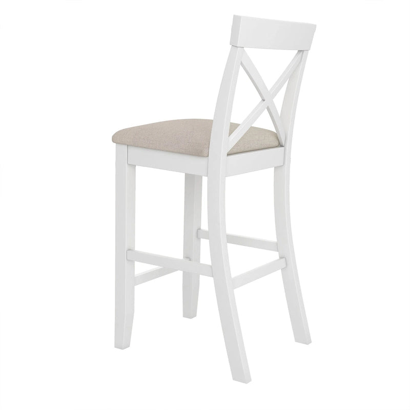 Set da pranzo da 3 pezzi in stile rustico con tavolo rettangolare e 2 sedie