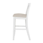 Set da pranzo da 3 pezzi in stile rustico con tavolo rettangolare e 2 sedie