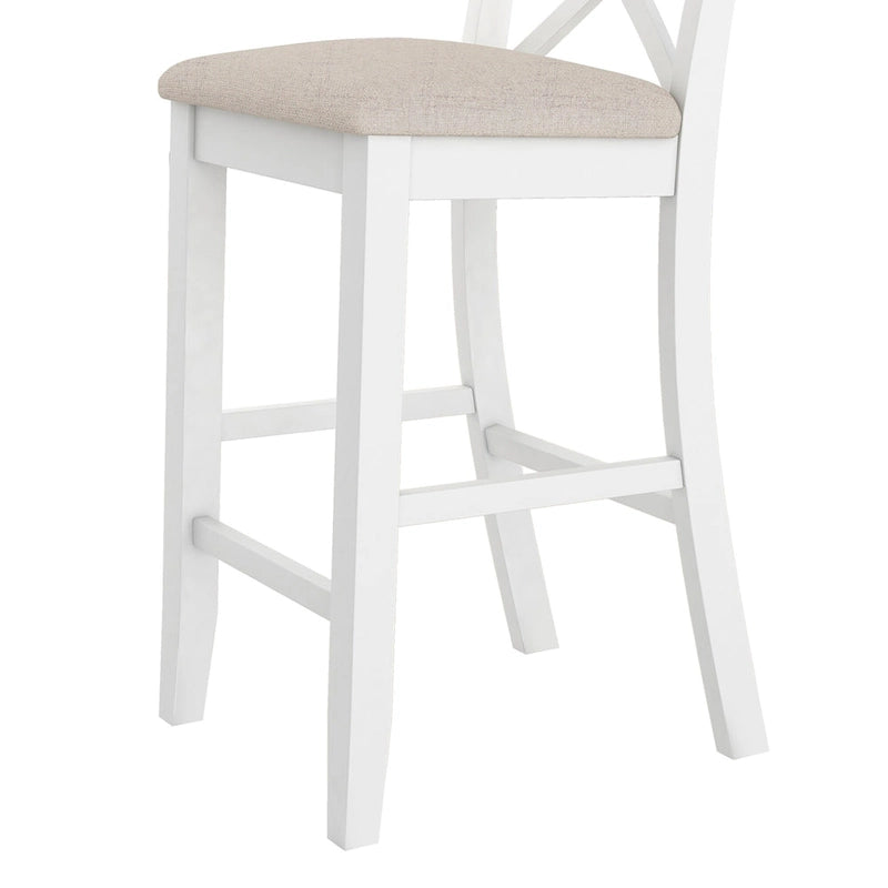 Set da pranzo da 3 pezzi in stile rustico con tavolo rettangolare e 2 sedie