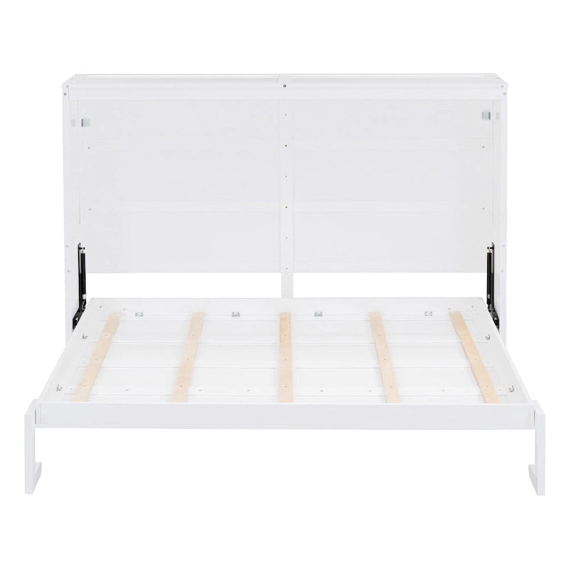 Letto a scomparsa in legno massello, Salvaspazio