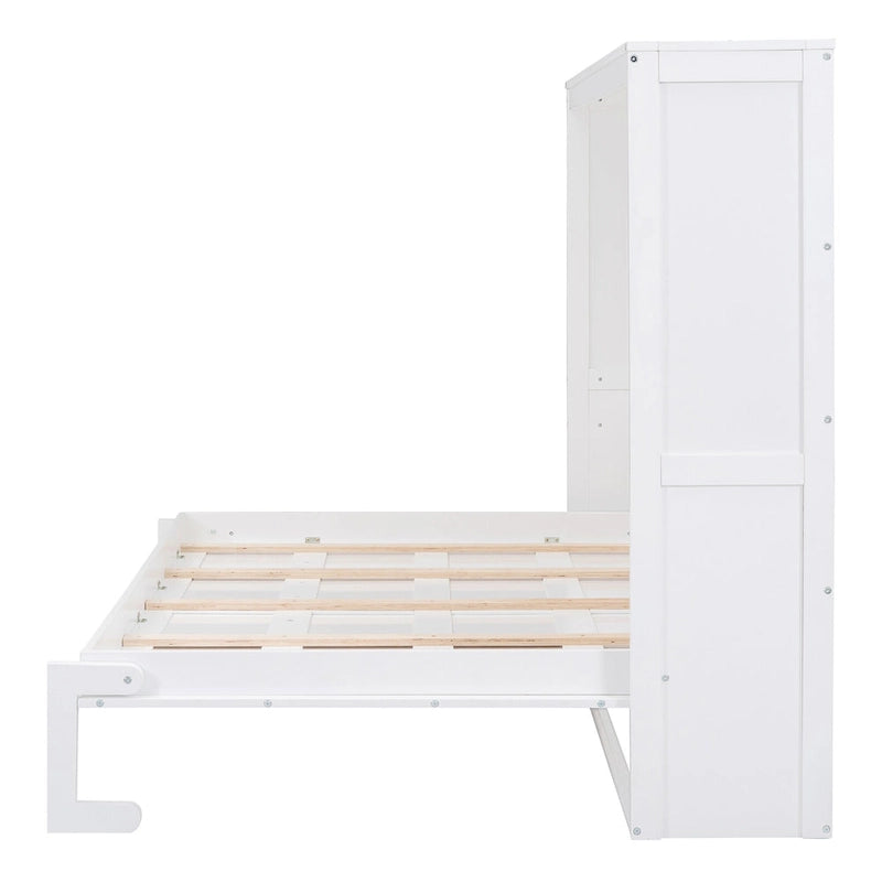 Letto a scomparsa in legno massello, Salvaspazio