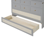 Letto a scomparsa matrimoniale grigio con contenitore versatile e ampi cassetti