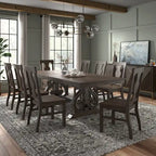 Set da pranzo allungabile in legno