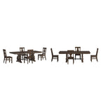 Set da pranzo allungabile in legno