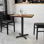 Piano tavolo rettangolare laminato 24 x 30 con base alta 22 x 22 - 24W x 30D x 31.125H