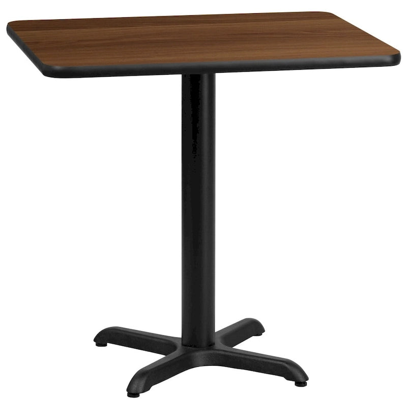 Piano tavolo rettangolare laminato 24 x 30 con base alta 22 x 22 - 24W x 30D x 31.125H