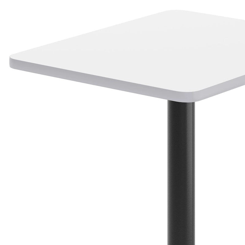 Piano tavolo rettangolare laminato 24 x 30 con base alta 22 x 22 - 24W x 30D x 31.125H