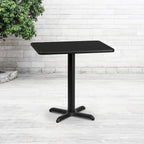 Piano tavolo rettangolare laminato 24 x 30 con base alta 22 x 22 - 24W x 30D x 31.125H