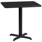 Piano tavolo rettangolare laminato 24 x 30 con base alta 22 x 22 - 24W x 30D x 31.125H