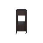 Carrello di servizio moderno a 2 cassetti con ruote e portasalviette