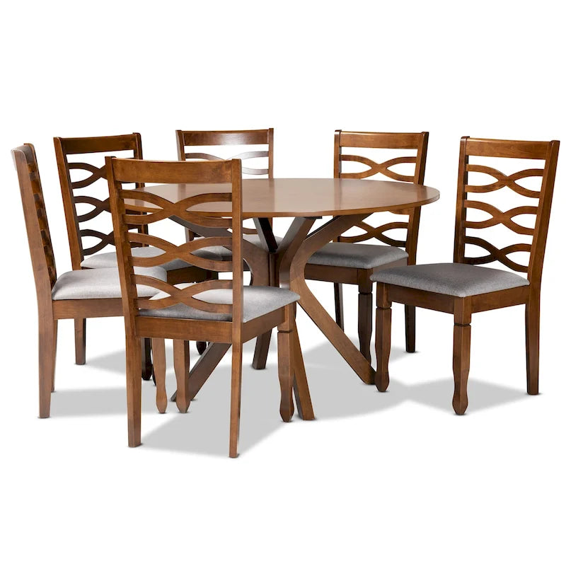Mila Set da Pranzo 7 Pezzi Moderno e Contemporaneo