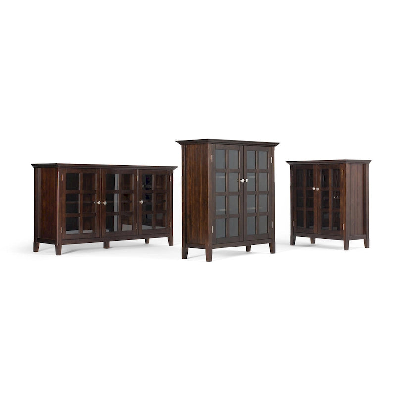Armadietto contenitore in legno massiccio Normandy da 39 pollici - 39 larg. x 17 prof. x 42,2 alt.