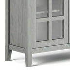 Armadietto contenitore in legno massiccio Normandy da 39 pollici - 39 larg. x 17 prof. x 42,2 alt.