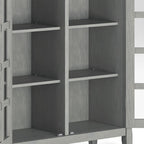 Armadietto contenitore in legno massiccio Normandy da 39 pollici - 39 larg. x 17 prof. x 42,2 alt.