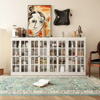 Elegante credenza per riporre oggetti, mobile da buffet, libreria, vetrinetta