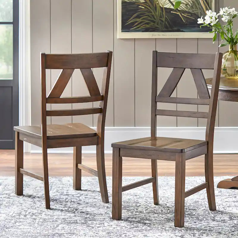  Vintner Country Style Dining Chairs (Set of 2)