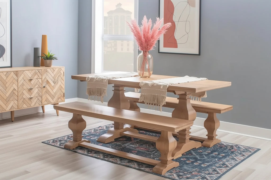 Quinlan Solid Wood Dining Bench