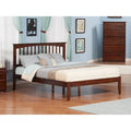  Solid Wood Queen Platform Bed in Walnut
