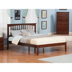  Solid Wood Queen Platform Bed in Walnut