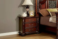 Ulis Traditional Cherry Solid Wood 3-Drawer Nightstand by 