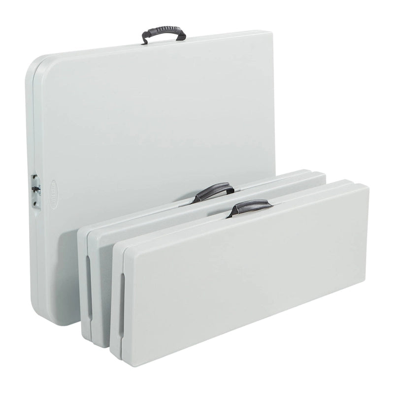 Set Pieghevole 3 Pezzi con Tavolo e Panche