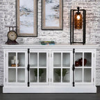 Madia Coventry White Oak a 4 ante - 72 x 17 x 36