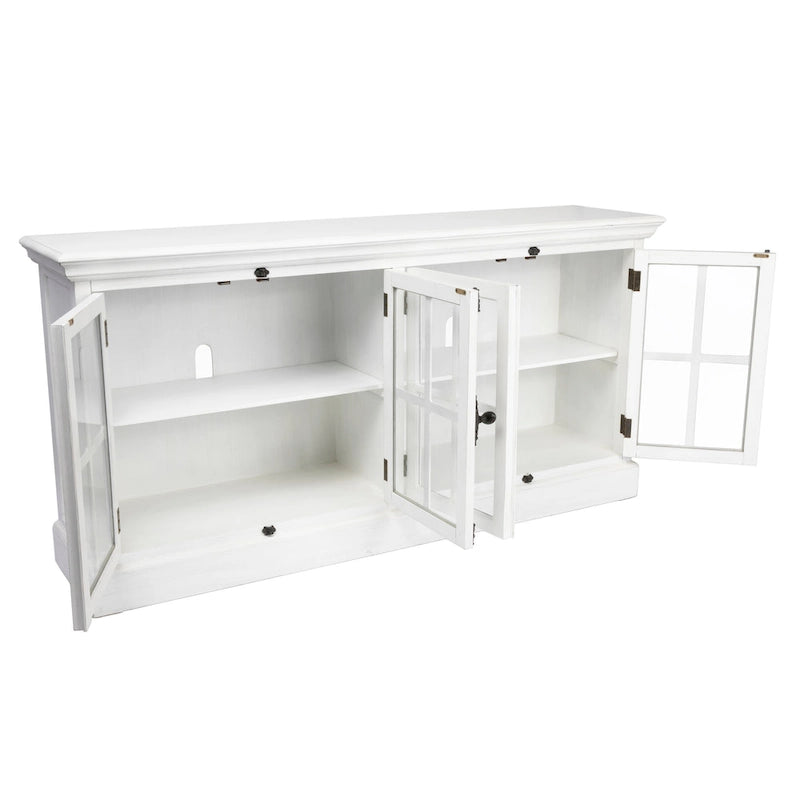Madia Coventry White Oak a 4 ante - 72 x 17 x 36
