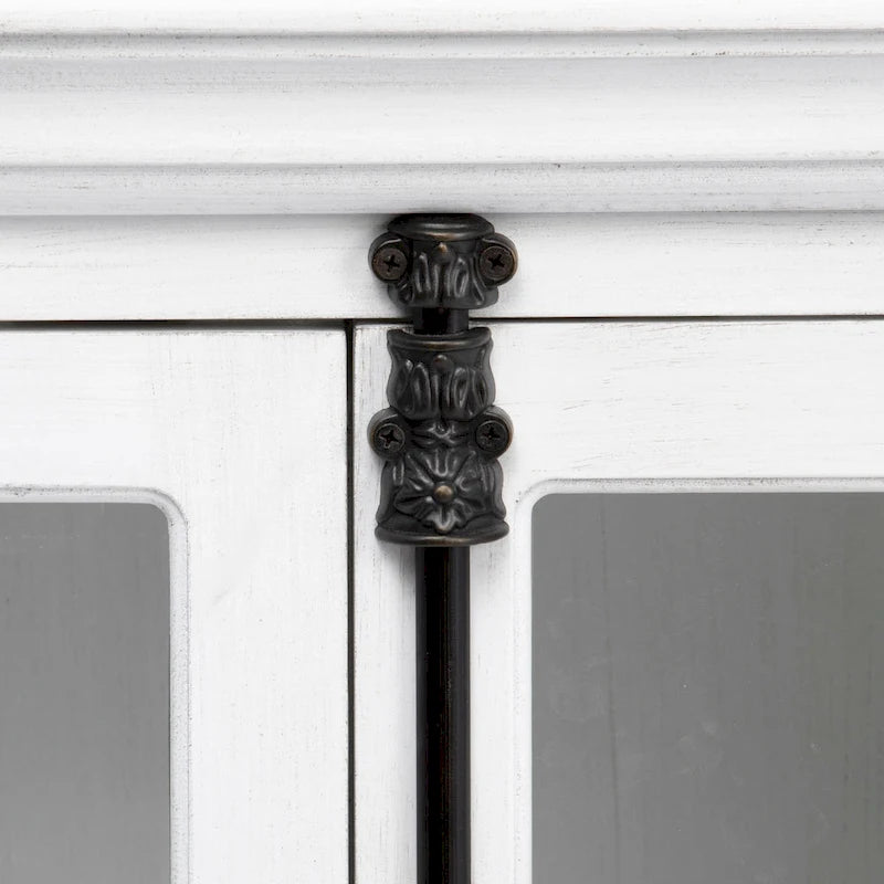 Madia Coventry White Oak a 4 ante - 72 x 17 x 36
