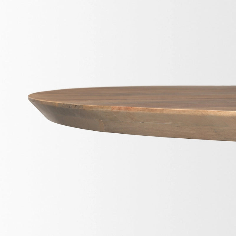 Tavolo da pranzo Fitzgerald in legno marrone chiaro 60 - 60,0L x 60,0P x 30,0A