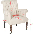 Poltrona Club Tortora Vera - 32,7 x 33,9 x 35,4 - 33Lx34Px35A