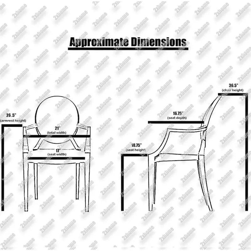 Set di 2 sedie impilabili in lucite trasparente per cucina, patio, sala da pranzo, soggiorno, camera da letto, festa con schienale ovale, ufficio