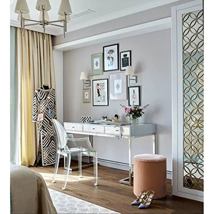 Set di 2 sedie impilabili in lucite trasparente per cucina, patio, sala da pranzo, soggiorno, camera da letto, festa con schienale ovale, ufficio