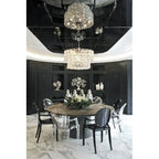 Set di 2 sedie impilabili in lucite trasparente per cucina, patio, sala da pranzo, soggiorno, camera da letto, festa con schienale ovale, ufficio