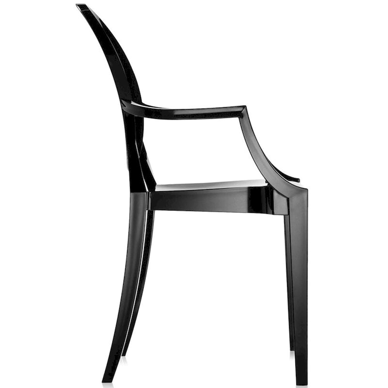 Set di 2 sedie impilabili in lucite trasparente per cucina, patio, sala da pranzo, soggiorno, camera da letto, festa con schienale ovale, ufficio