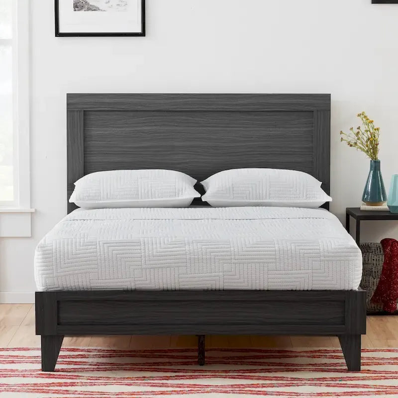 Letto a piattaforma classico in legno