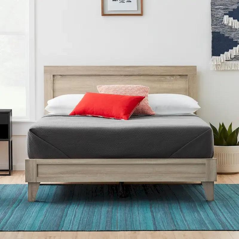 Letto a piattaforma classico in legno