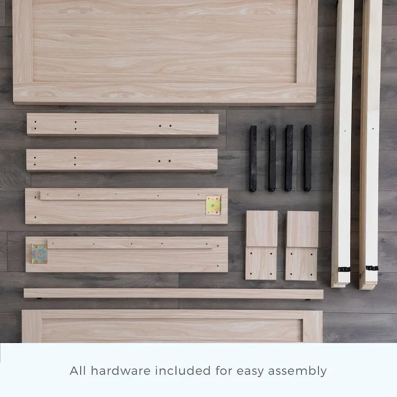 Letto a piattaforma classico in legno