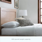 Letto a piattaforma classico in legno