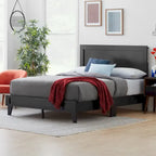 Letto a piattaforma classico in legno