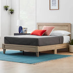 Letto a piattaforma classico in legno