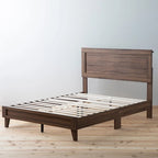 Letto a piattaforma classico in legno