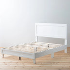 Letto a piattaforma classico in legno