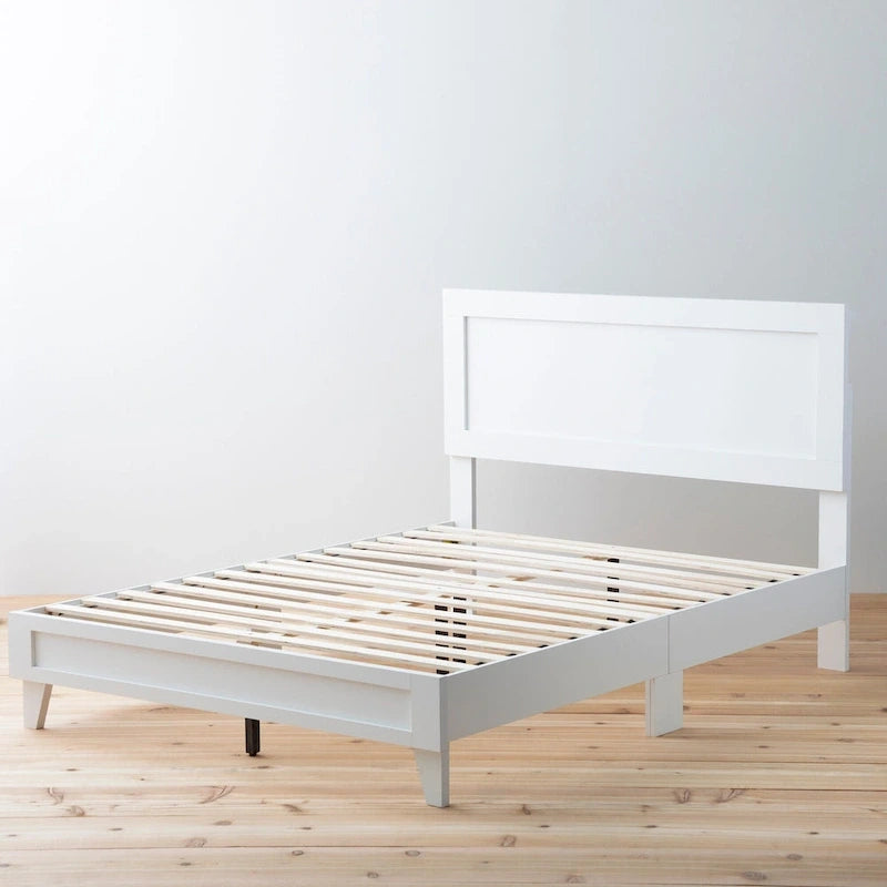 Letto a piattaforma classico in legno