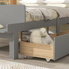 Letto matrimoniale con panca sul fondo, 2 cassetti