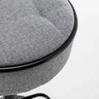 Set di 2 sgabelli da bar rotondi con contenitore, sgabello da bar regolabile in altezza in similpelle, sgabello girevole a 360° altezza bancone, sedia da bar senza braccioli