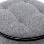 Set di 2 sgabelli da bar rotondi con contenitore, sgabello da bar regolabile in altezza in similpelle, sgabello girevole a 360° altezza bancone, sedia da bar senza braccioli