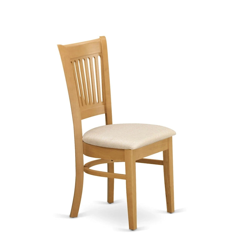 Set da Pranzo di 3 Pezzi Contenente un Tavolo Rotondo e 2 Sedie da Cucina, Rovere (Opzioni di Seduta)