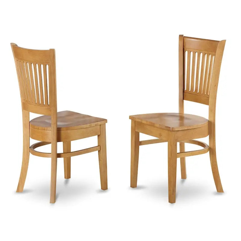 Set da Pranzo di 3 Pezzi Contenente un Tavolo Rotondo e 2 Sedie da Cucina, Rovere (Opzioni di Seduta)
