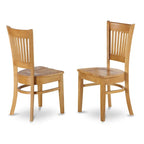 Set da Pranzo di 3 Pezzi Contenente un Tavolo Rotondo e 2 Sedie da Cucina, Rovere (Opzioni di Seduta)