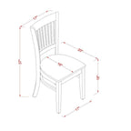 Set da Pranzo di 3 Pezzi Contenente un Tavolo Rotondo e 2 Sedie da Cucina, Rovere (Opzioni di Seduta)